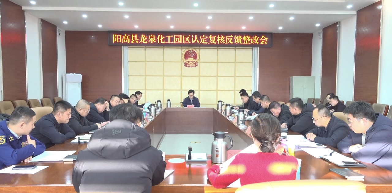阳高县龙泉化工园区认定复核反馈整改会召开